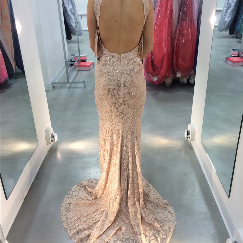 Rose Gold Prom Dress